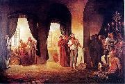 Eduardo de Martino The Trial of the Rebels oil painting